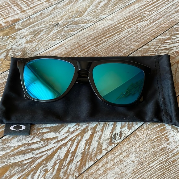 🕶Oakley Frogskins™ Prizm Sapphire/Grey Smoke🕶 unisex - Picture 14 of 16